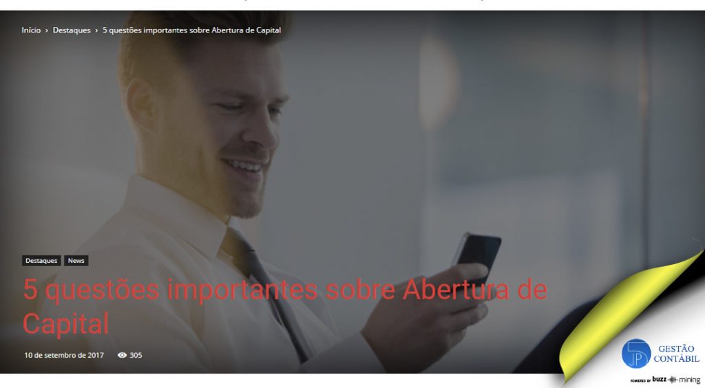 5 questões importantes sobre Abertura de Capital #negócios #escritóriocontábil #acessoriacontábil #aberturadecapital #soubuzzer (TOP 3 – Set)
