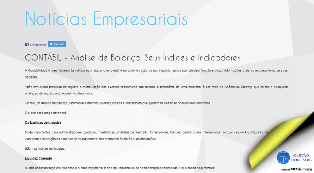 Análise de Balanço: Seus Índices e Indicadores #negócios #escritóriocontábil #acessoriacontábil #análisedebalanço #soubuzzer (TOP 2 – Set)