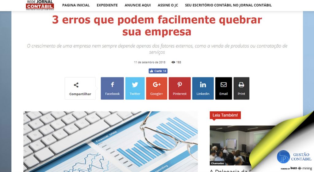 3 erros que podem facilmente quebrar sua empresa #negócios #escritóriocontábil #acessoriacontábil #crescimentoempresarial #soubuzzer (TOP 5 – Out)