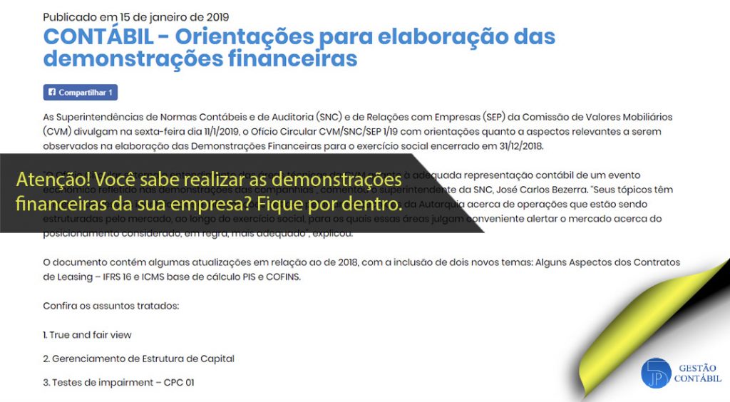 Orientações para elaboração das demonstrações financeiras #negócios #contabilidadebasica #acessoriacontabil #escritoriodecontabilidade #demonstraçõesfinanceiras (TOP 3 – Fev)